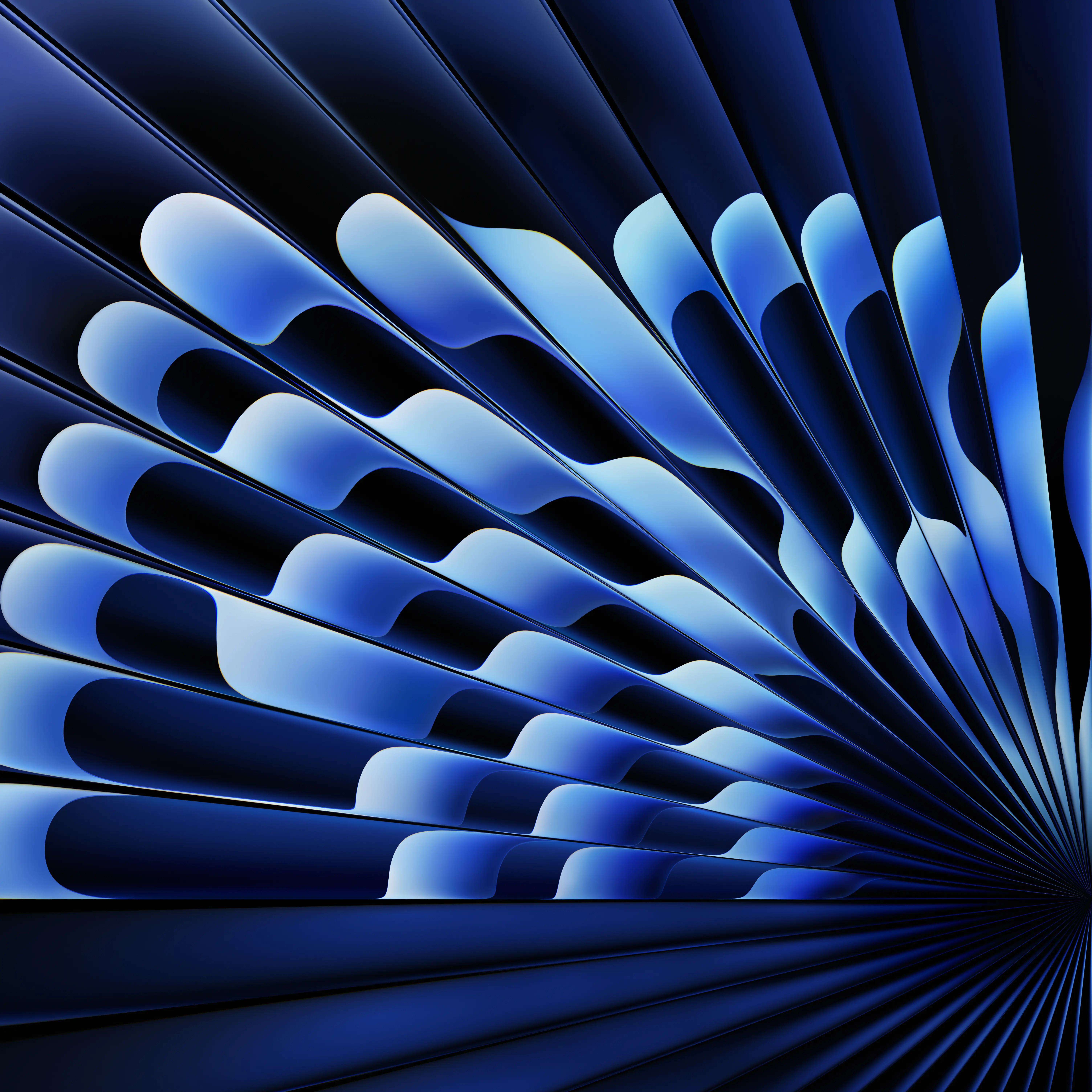 Radial Blue